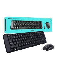 COMBO TECLADO Y MOUSE LOGITECH MK220 WIRELESS DESKTOP KIT