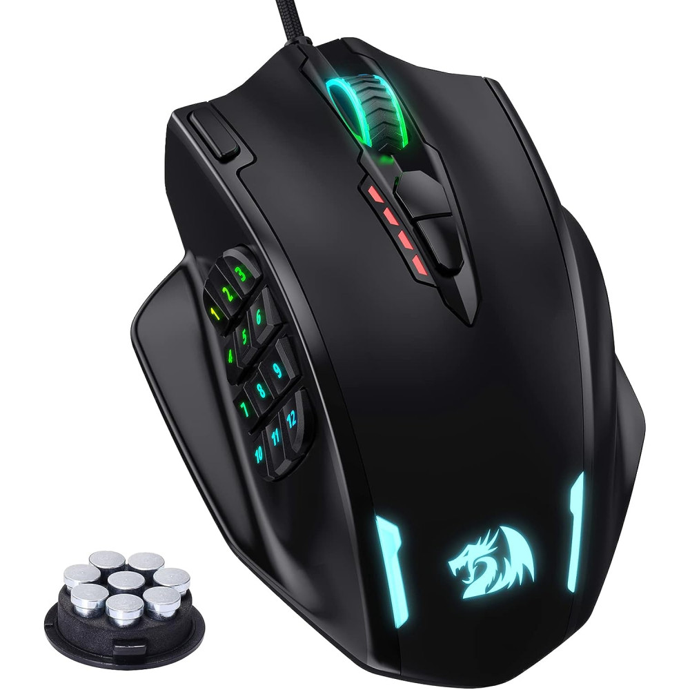 MOUSE REDRAGON M908 IMPACT USB NEGRO