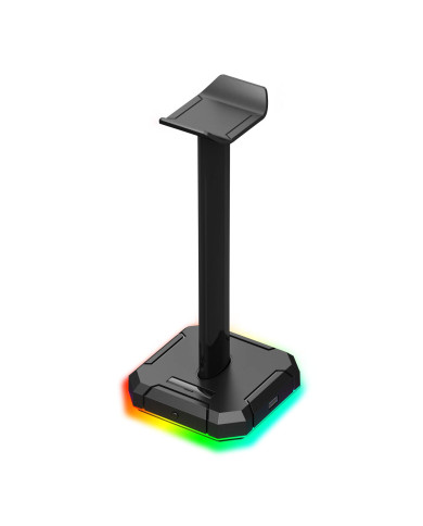 SOPORTE REDRAGON SCEPTRE PRO HA300 RGB 4USB p/HEADSET