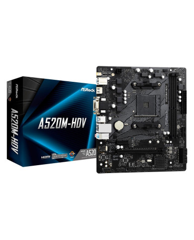 MAINBOARD ASROCK A520M-HDV 3GEN AM4 RYZEN 5000