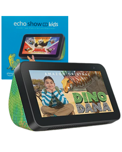 PARLANTE AMAZON ECHO SHOW 5 KITS ED CHAMELEON 2DA GEN BLUETOOTH WIFI