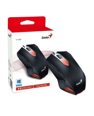 MOUSE GENIUS X-G200 USB NEGRO GAMER OPTICO