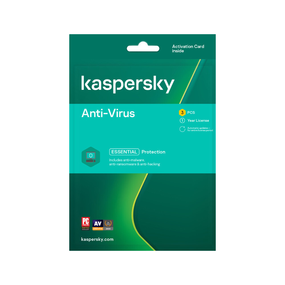LICENCIA ANTIVIRUS KASPERSKY ESENCIAL 1PC 1AÑO