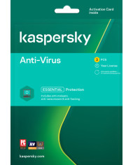 LICENCIA ANTIVIRUS KASPERSKY ESENCIAL 1PC 1AÑO