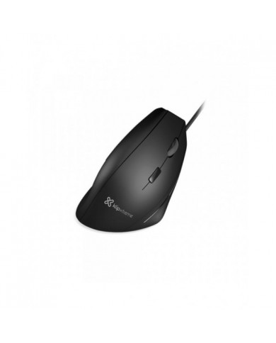 MOUSE KLIPX KMO-505 VERTICAL KREST BUSINESS USB NEGRO 1600DPI 6BOT