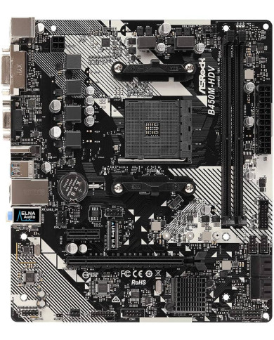 MAINBOARD ASROCK B450M-HDV AMD4