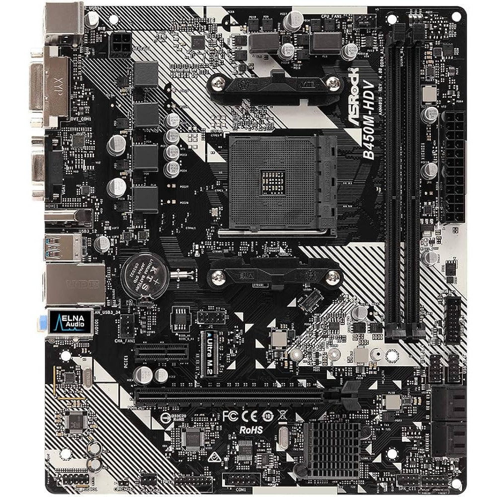 MAINBOARD ASROCK B450M-HDV AMD4