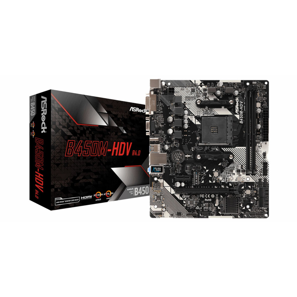MAINBOARD ASROCK B450M-HDV AMD4