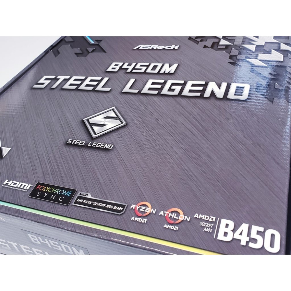 MAINBOARD ASROK B450M STEEL LEGEND AMD4