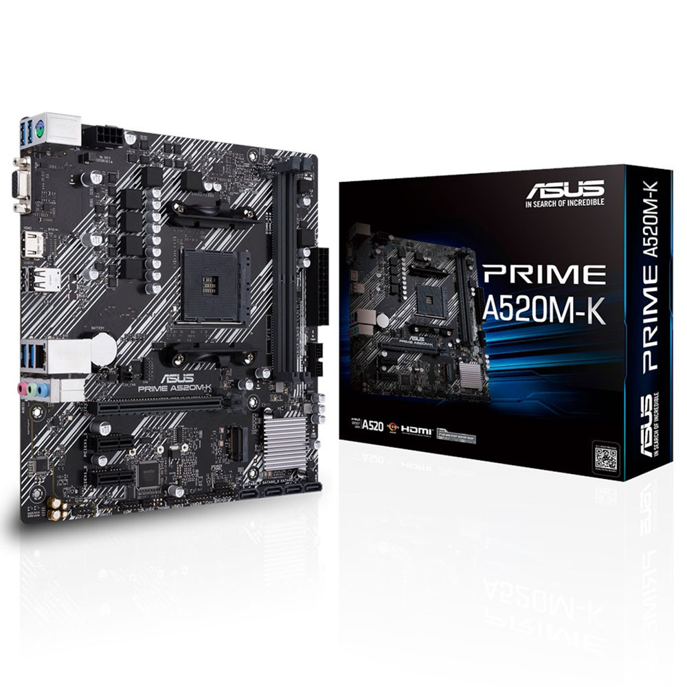 MAINBOARD ASUS A520M-K PRIME AM4 RYZEN 3raGEN