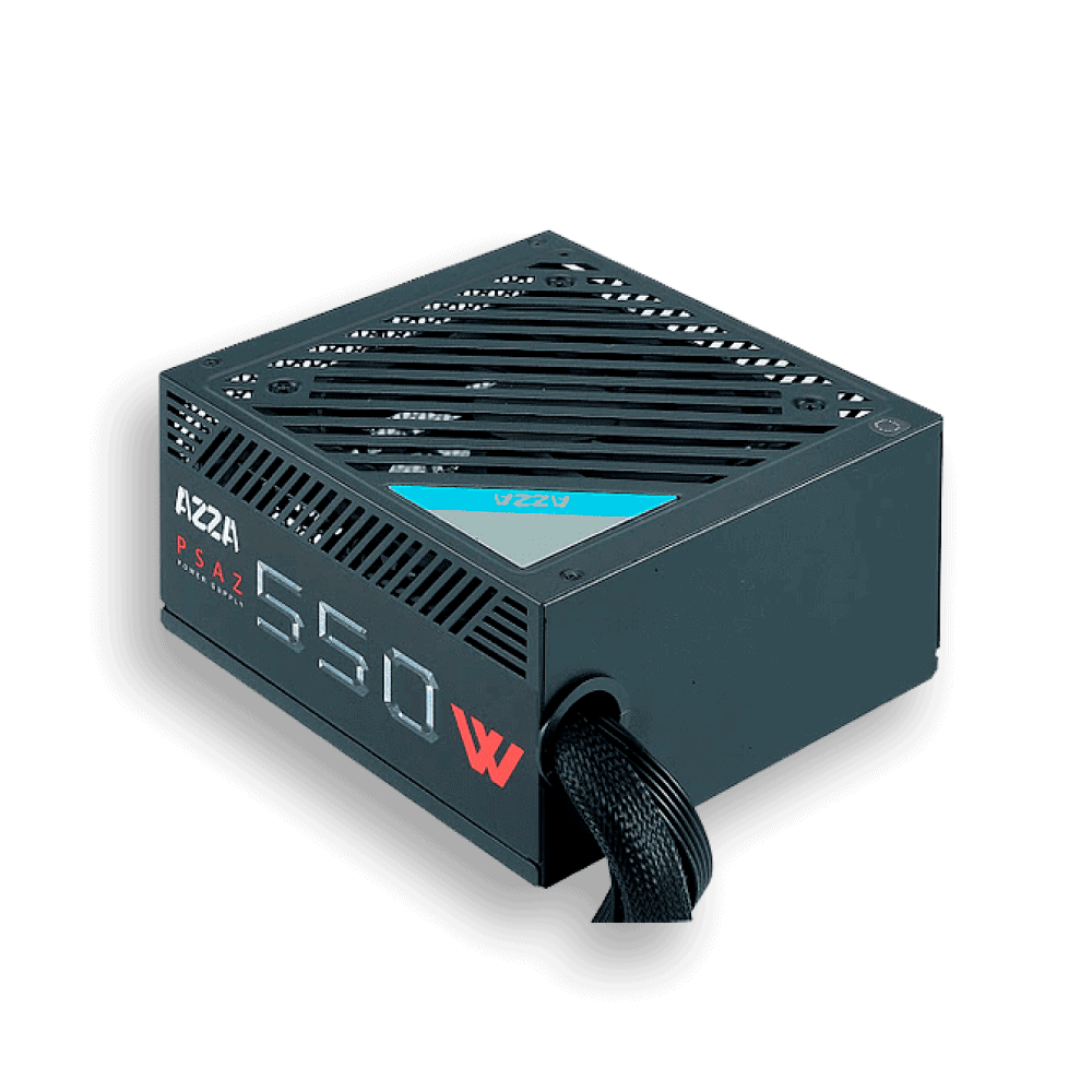 FUENTE DE PODER AZZA 550W 80P CERTIFICADA