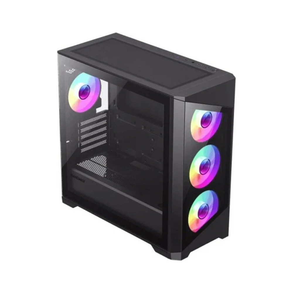 CASE GAMEMAX DESTROYER MB MESH BLACK 4FAN RGB VIDRIO 435x450x515mm