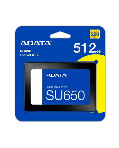 DISCO SOLIDO ADATA 512 GB SU650 SSD AZUL 2,5" SATA
