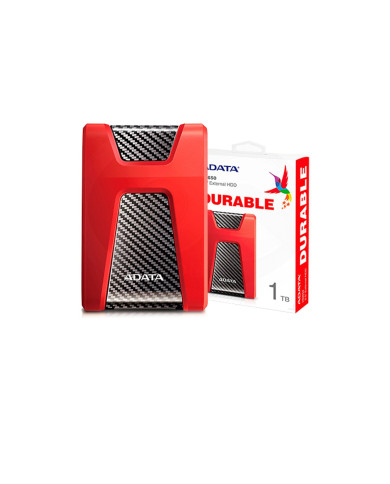 DISCO DURO ADATA 1 TB HD650 2,5" ROJO EXTERNO USB 3,0