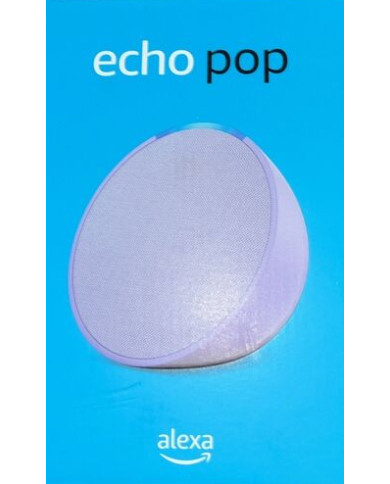 PARLANTE ECHO POP MORADO + ALEXA BLUETOOTH