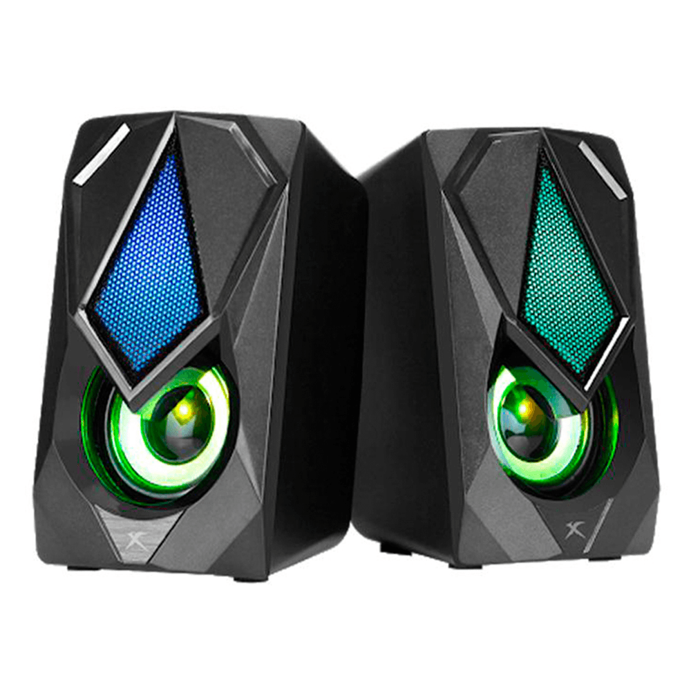 PARLANTES XTRIKE ME SK-402 2x3W USB+3.5MM 1,2MTS