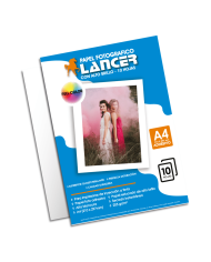 PAPEL FOTOGRAFICO LANCER A3 10 HOJAS 200GRM 29.7x42cm