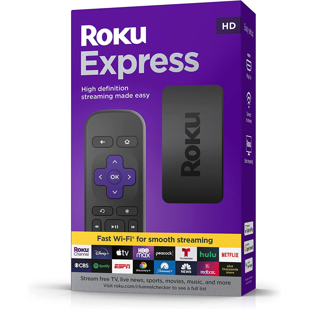 CONVERTIDOR ROKU EXPRESS 4K+ 1080p STREAMING WIFI
