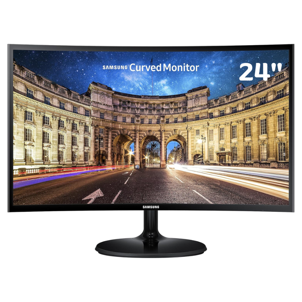 MONITOR SAMSUNG 24" C24F390 CURVEO FHD