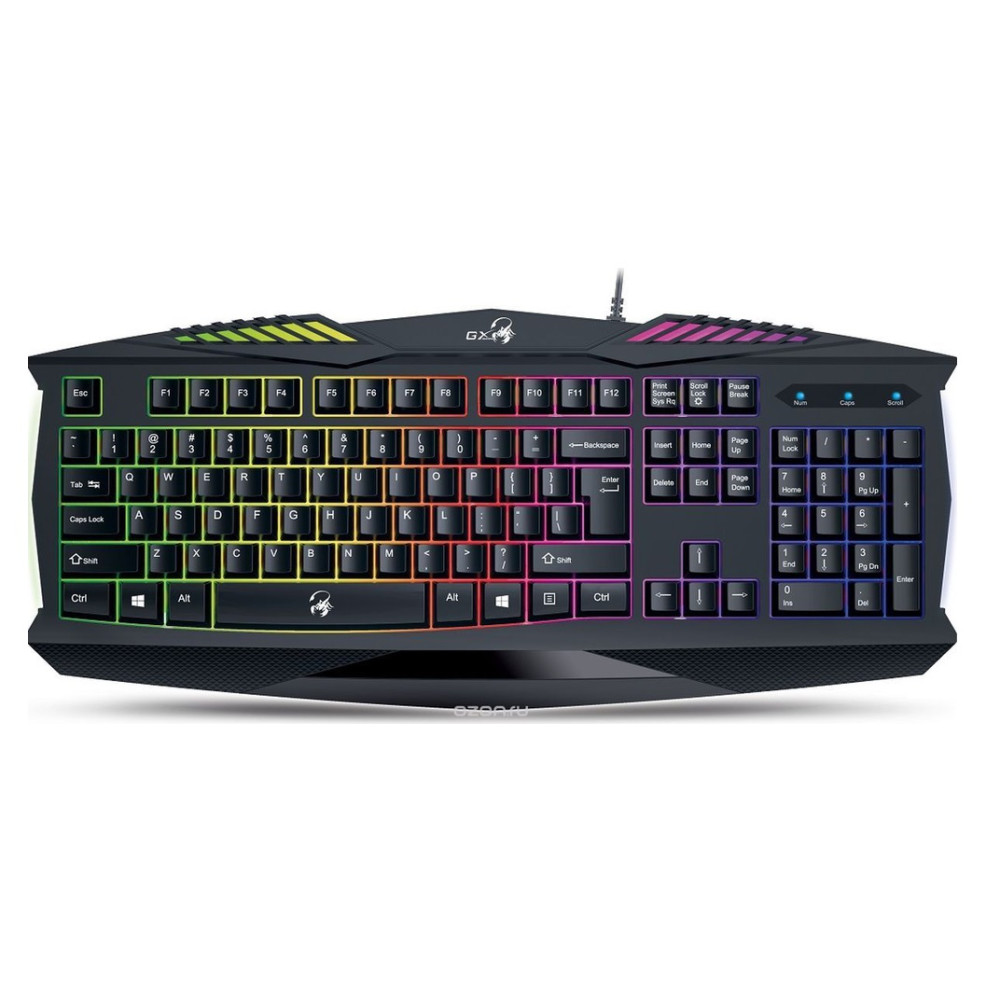 TECLADO GENIUS K220 USB ILUMINADO SCORPION GAMING