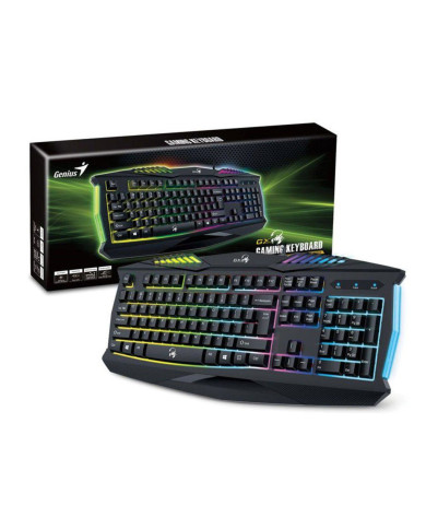 TECLADO GENIUS K220 USB ILUMINADO SCORPION GAMING