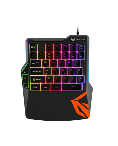 TECLADO MEETION MT-KB015 ONE-HAND LED RAINBOW