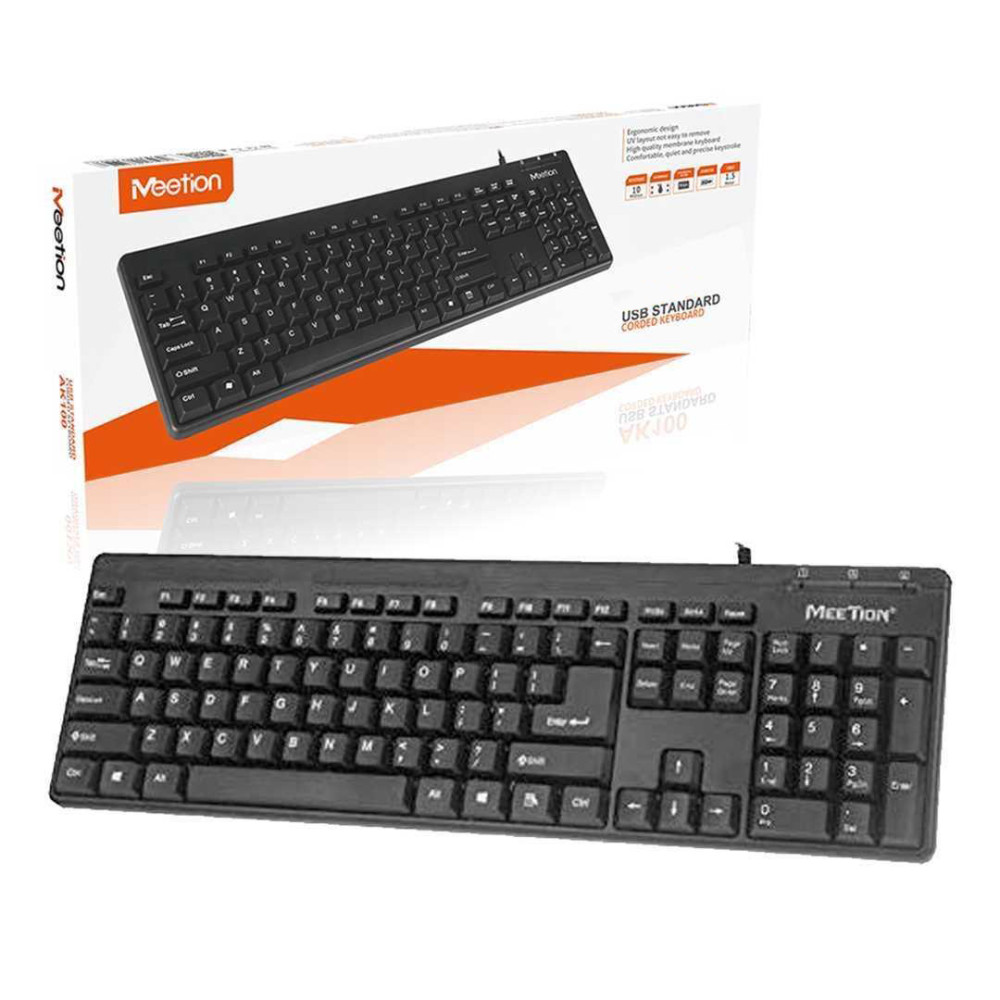TECLADO MEETION MT-K100 USB ERGO ES