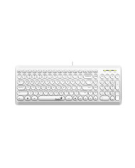 TECLADO GENIUS SLIMSTAR Q200 USB BLANCO