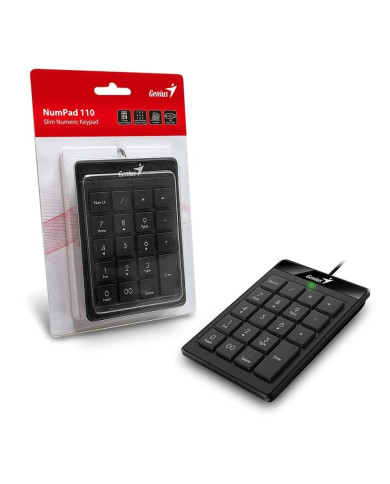 TECLADO GENIUS NUMPAD 110 / i110 USB NEGRO