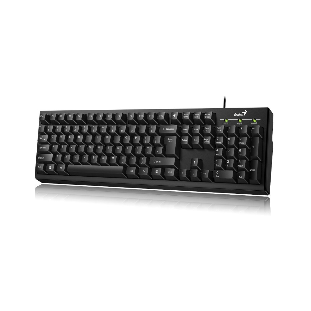 TECLADO GENIUS KB-100X USB NEGRO MULTIMEDIA