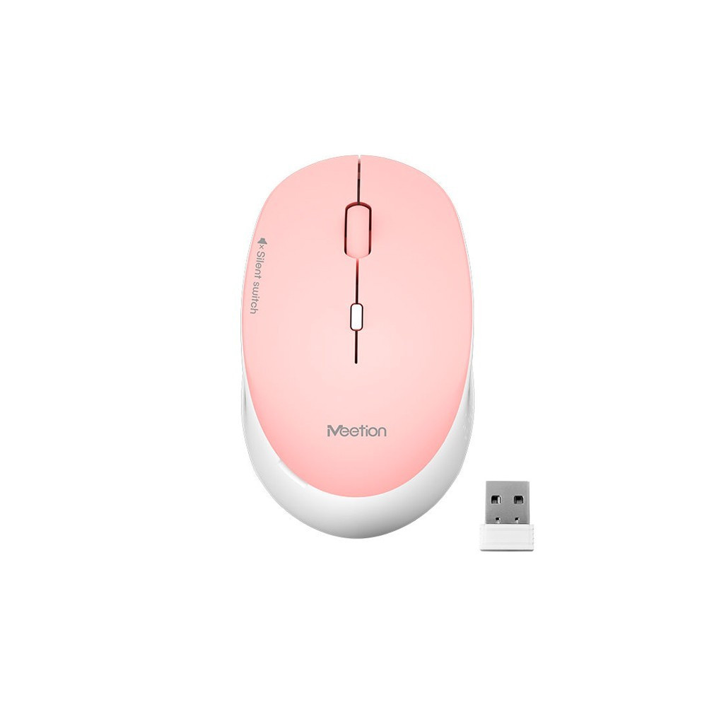 MOUSE MEETION MT-R570 WIRELESS ROSADO