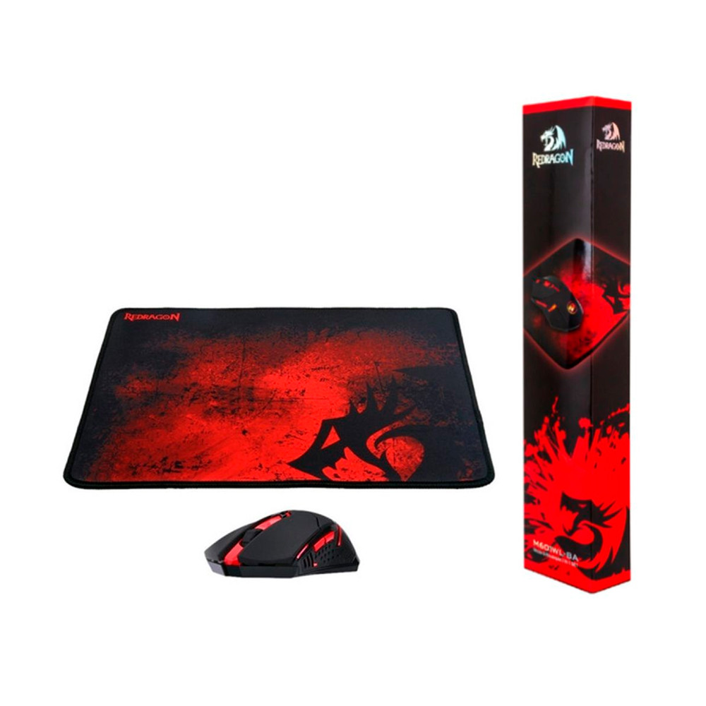 MOUSE+MOUSEPAD REDRAGON M601WL-BA 2N1 WIRELESS