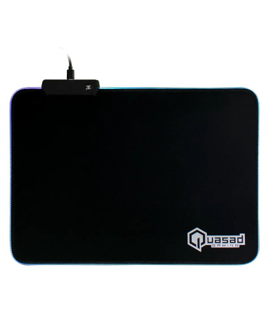 MOUSE PAD QUASAD Q-MPG1 30CM RGB NEGRO