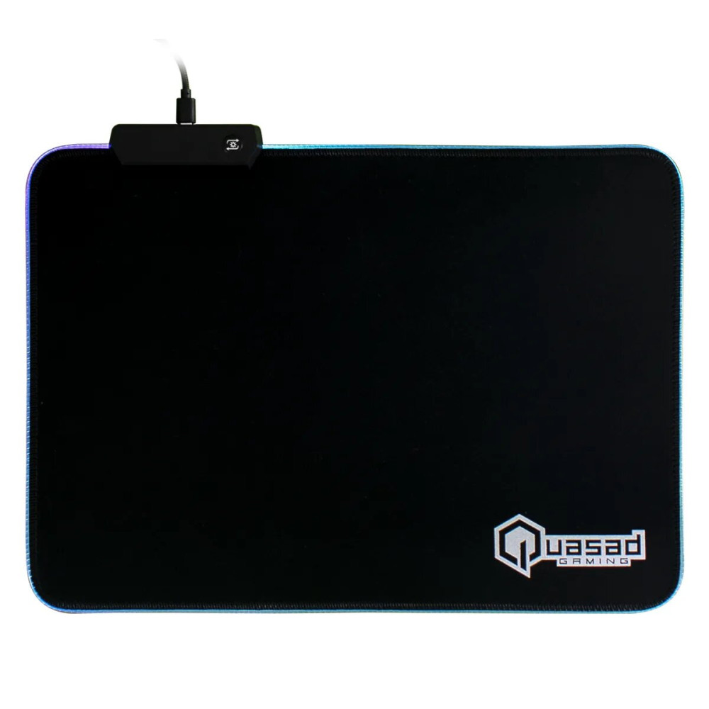 MOUSE PAD QUASAD Q-MPG1 30CM RGB NEGRO