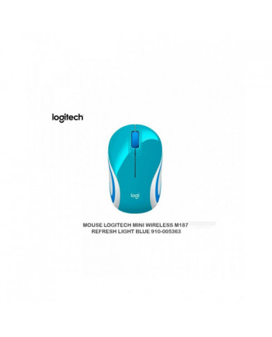 MOUSE LOGITECH M187 VERDE/AZULADO WIRELESS 910-005363