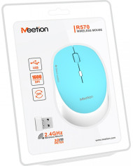 MOUSE MEETION MT-R570 WIRELESS CYAN