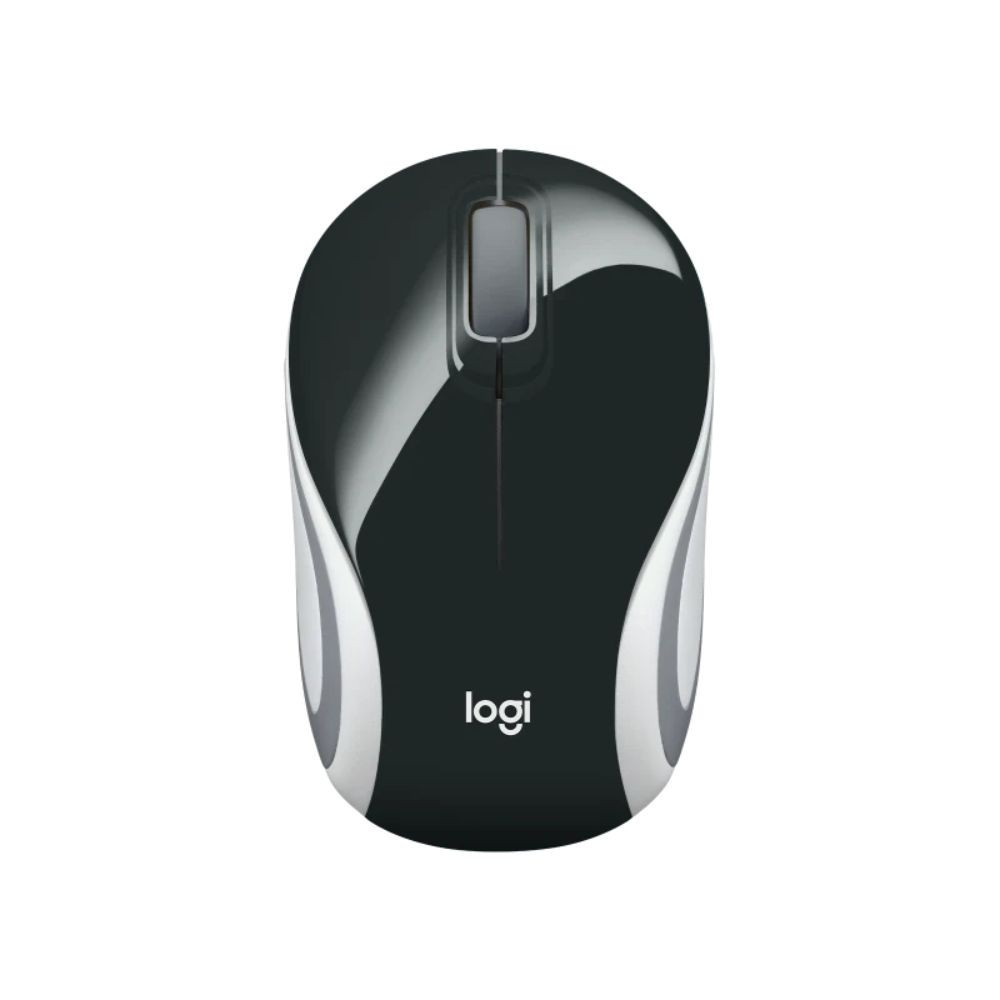 MOUSE LOGITECH M187 WIRELESS NEGRO/BLANCO 10M/33FT / 910-005459
