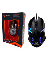 MOUSE MEETION MT-M371 USB RAINBOW NEGRO GAMER