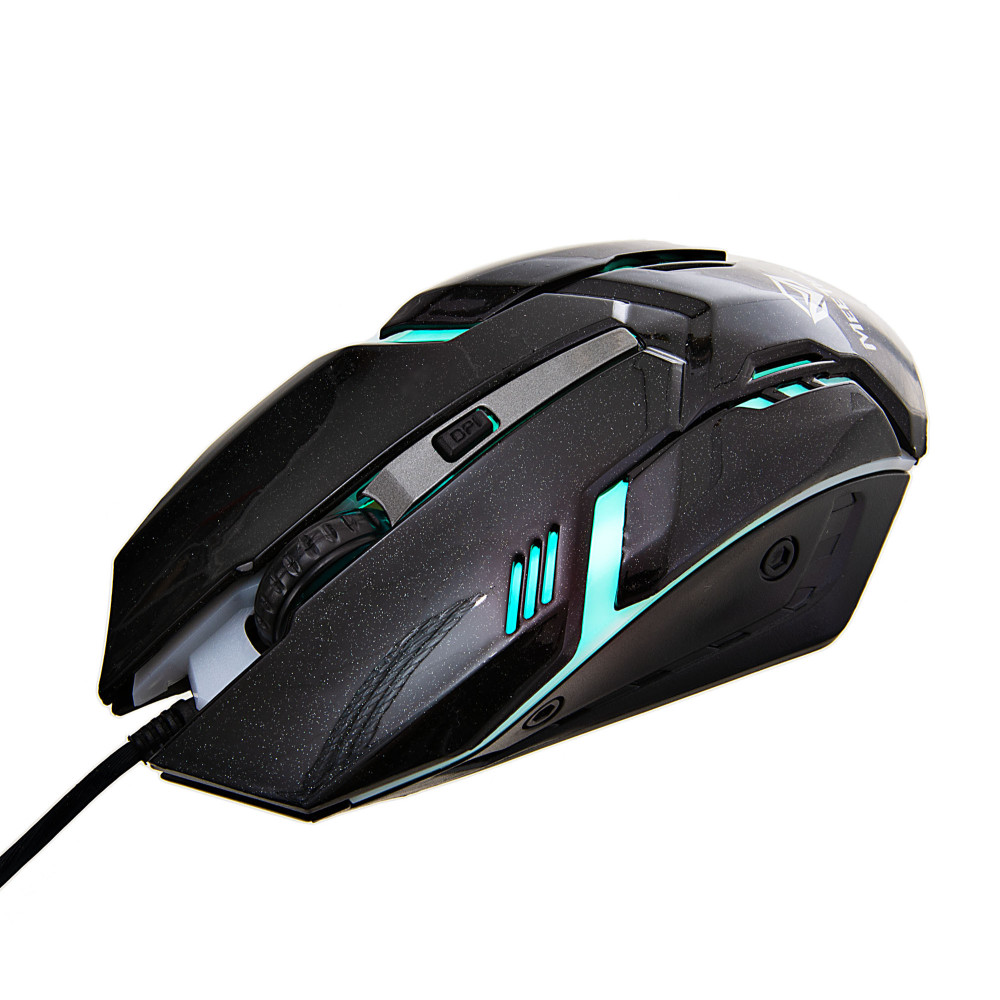 MOUSE MEETION MT-M371 USB RAINBOW NEGRO GAMER