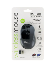 MOUSE KLIPX KMW-330BK NEGRO WIRELESS VECTOR