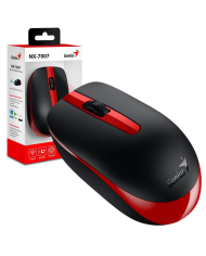 MOUSE GENIUS NX-7007 WIRELESS ROJO/NEGRO