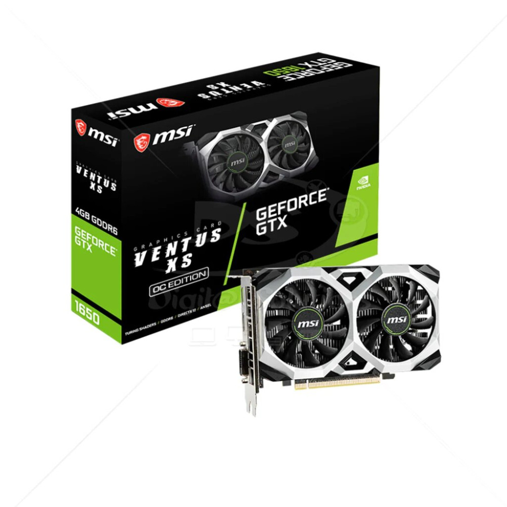 TARJETA DE VIDEO MSI 4GB GTX 1650 VENTUS XS OCV3 2