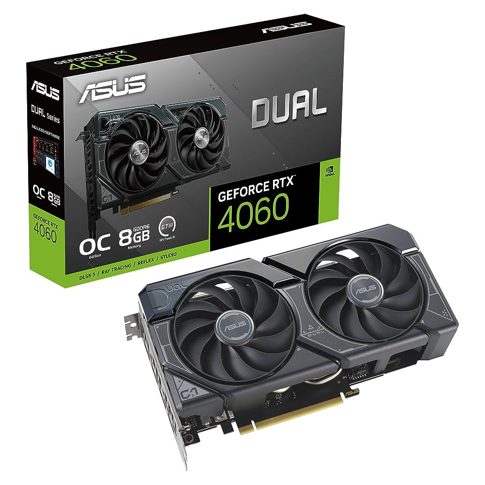 TARJETA DE VIDEO ASUS 8GB RTX 4060 DUAL OC