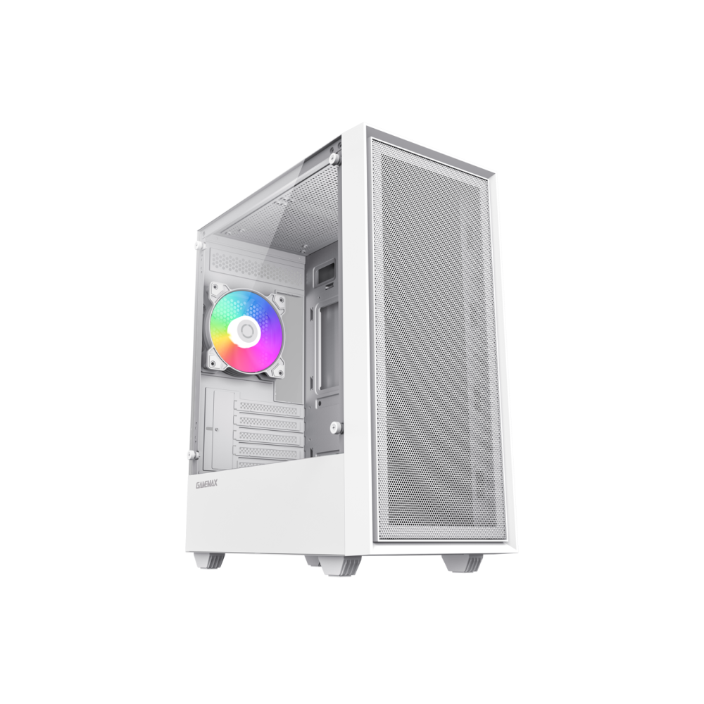 CASE GAMEMAX STORM WH BLANCO VIDRIO 430x450x428mm