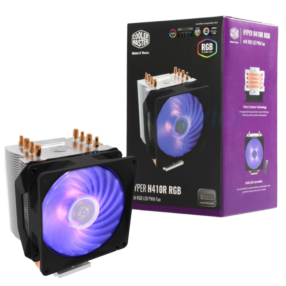 VENTILADOR COOLERMASTER HYPER H410R RGB
