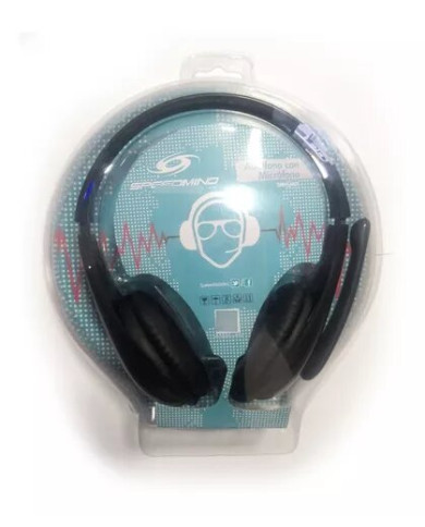 HEADSET SPEEDMIND SMHSM01 NEGRO