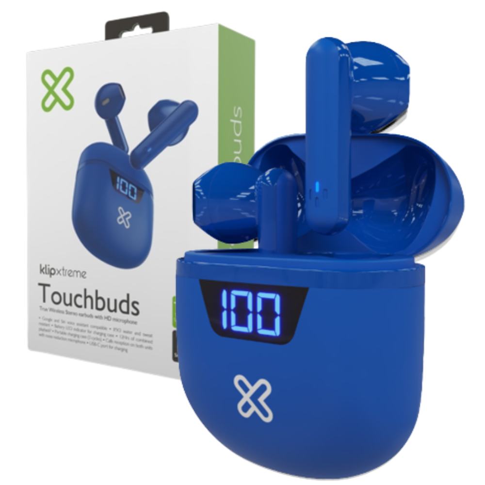AUDIFONOS KLIPX KTE-006BL AZUL  BLUETOOTH