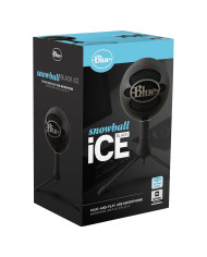 MICROFONO BLUE SNOWBALL ICE NEGRO USB GAMING