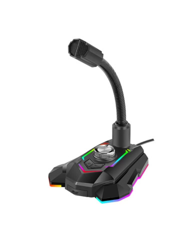 MICROFONO MARVO MIC-05 MUTE-RGB OMNI