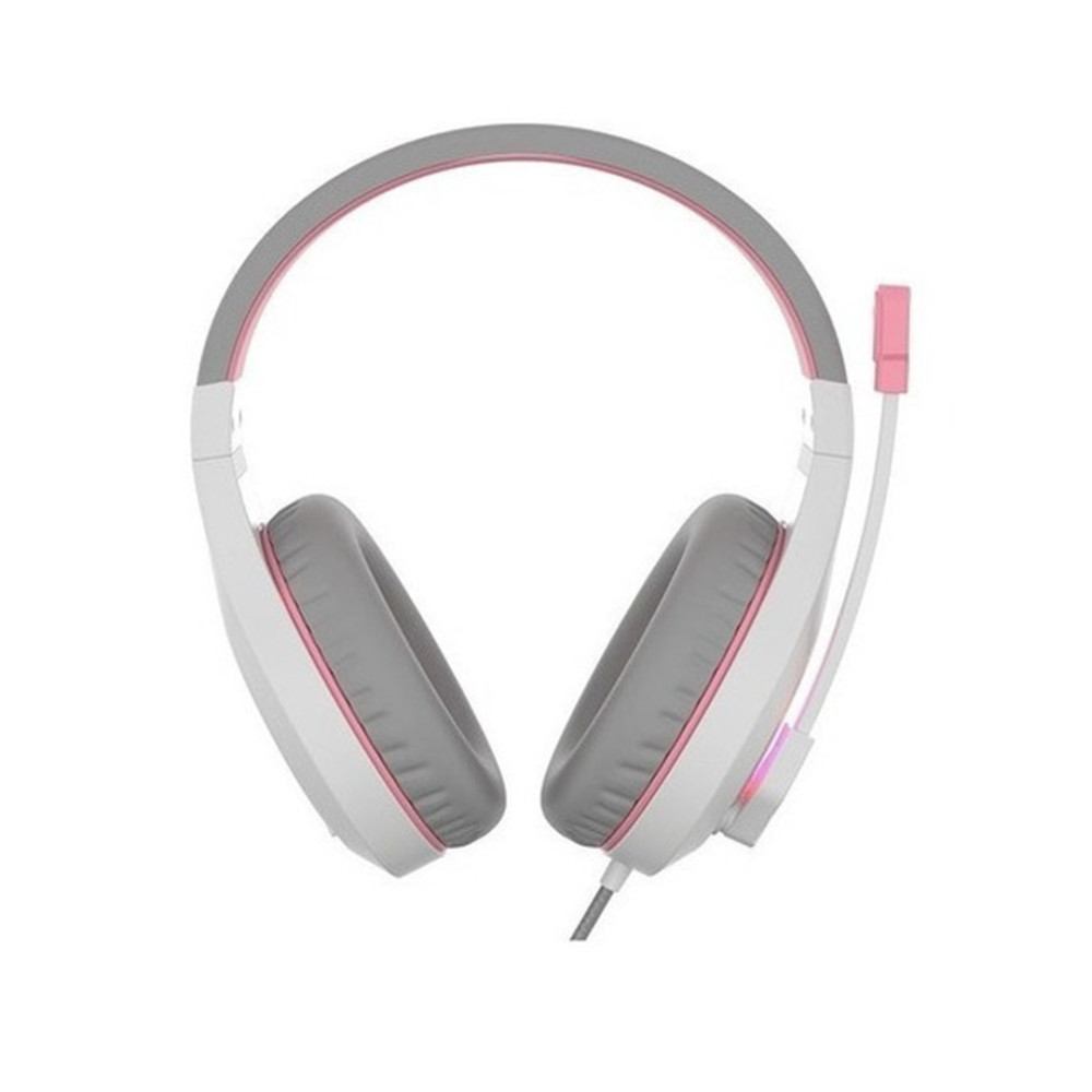 HEADSET MEETION MT-HP021 ROSADO GAMER 3,5MM